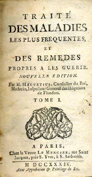 helvetius traité maladies