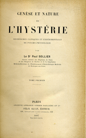 paul sollier hystérie